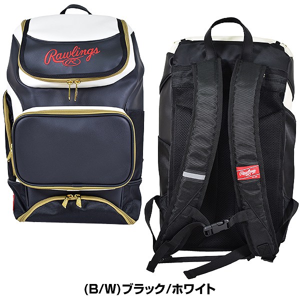 ローリングス 野球 チームバックパック 約38L EBA9S01 バッグ かばん リュックサック 部活 合宿 林間学校 バッグ刺繍可(B)