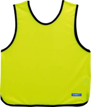 モルテン ゲームベスト ジュニア用 小学校向け 蛍光レモン 無地 番号なし 10枚組 GB0112-KLNN サッカー 少年用 男の子 女の子 キッズ