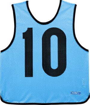 モルテン ゲームベスト ジュニア用 小学校向け 番号1~10の10枚セット サックス GB0112-SK サッカー 少年用 男の子 女の子 キッズ