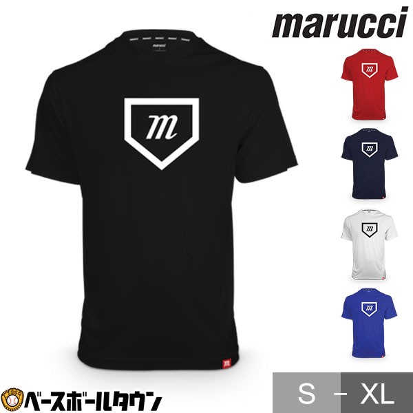 野球 Tシャツ メンズ マルーチ マルッチ 半袖 丸首 クルーネック