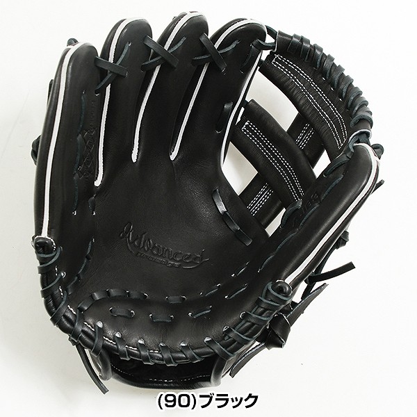 【交換往復送料無料】 野球 グローブ 軟式 少年 左投げ SSK プロエッジ proedge プロエッジアドヴァンスド オールラウンド グラブレングス:M 2年生 3年生 4年生 ジュニア ブラック AJB3-90-R 型付け可能(G)_4