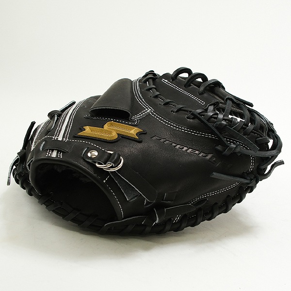 【交換往復送料無料】 野球 キャッチャーミット 軟式 少年 右投げ SSK プロエッジ proedge 捕手用 ジュニア ブラック PJBM1-90-L 型付け可能(G) グローブ