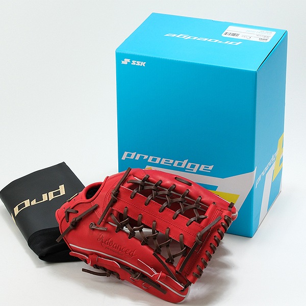 【交換往復送料無料】 野球 グローブ 硬式 大人 右投げ SSK プロエッジ proedge 硬式プロエッジアドヴァンスドシリーズ -SBN TYPE- 外野手用 サイズ8L Bオレンジ×ブラウン 高校野球対応 AKS87425-3240 型付け可能(G)