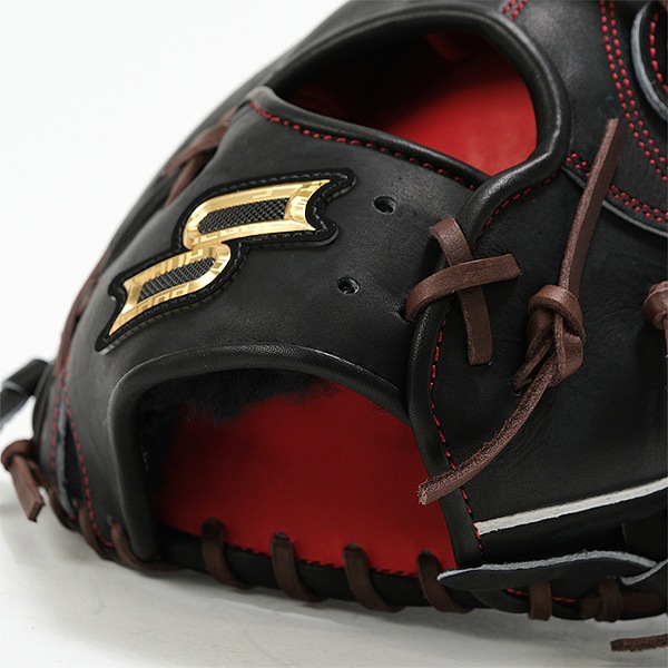 【交換往復送料無料】 野球 グローブ 硬式 大人 右投げ SSK プロエッジ proedge 硬式プロエッジアドヴァンスドシリーズ -SBN TYPE- 外野手用 サイズ8L ブラック×ブラウン 高校野球対応 AKS87425-9040 型付け可能(G)