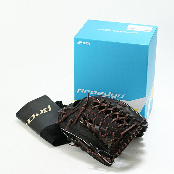 【交換往復送料無料】 野球 グローブ 硬式 大人 右投げ SSK プロエッジ proedge 硬式プロエッジアドヴァンスドシリーズ -SBN TYPE- 外野手用 サイズ8L ブラック×ブラウン 高校野球対応 AKS87425-9040 型付け可能(G)
