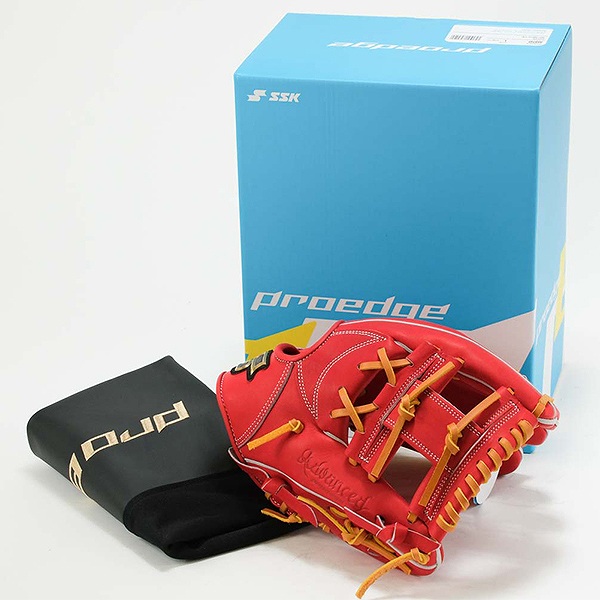 【交換往復送料無料】 野球 グローブ 硬式 大人 右投げ SSK プロエッジ proedge 硬式プロエッジアドヴァンスドシリーズ -B TYPE- 内野手用 サイズ5L Bオレンジ×タン 高校野球対応 AKB749-3247 型付け可能(G)