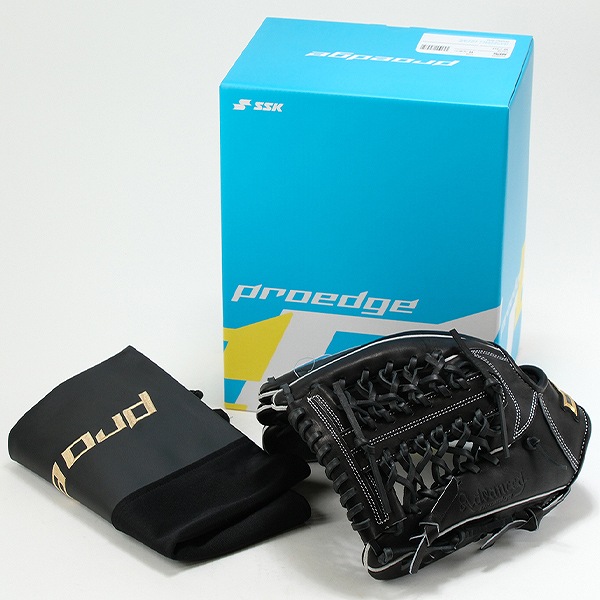 【交換往復送料無料】 野球 グローブ 硬式 大人 左投げ SSK プロエッジ proedge 硬式プロエッジアドヴァンスドシリーズ -B TYPE- オールラウンド サイズ6L ブラック 高校野球対応 AKB754-90 型付け可能(G)