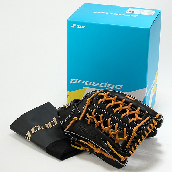 【交換往復送料無料】 野球 グローブ 硬式 大人 右投げ SSK プロエッジ proedge 硬式プロエッジアドヴァンスドシリーズ -B TYPE- 外野手用 サイズ8L ブラック×タン 高校野球対応 AKB874-9047 型付け可能(G)