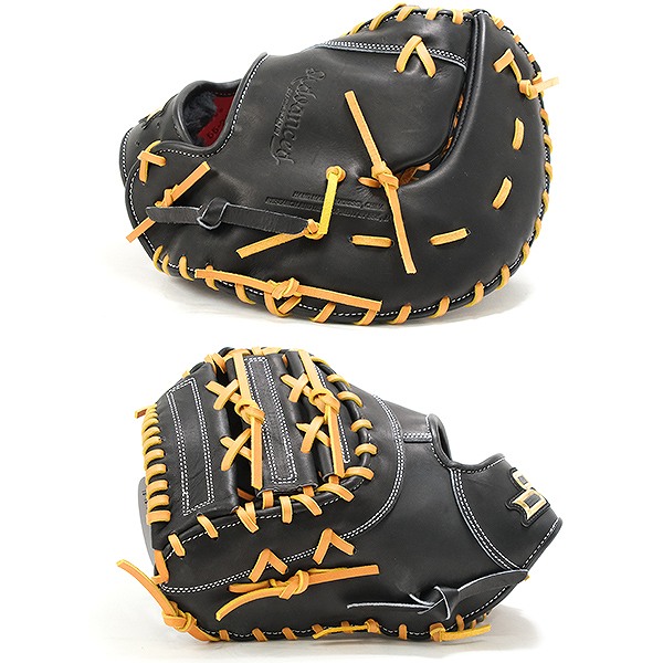 【交換往復送料無料】 野球 ファーストミット 硬式 大人 左投げ SSK プロエッジ proedge 硬式プロエッジアドヴァンスドシリーズ -B TYPE- 一塁手用 ブラック×タン 高校野球対応 AKBF130-9047 型付け可能(G)