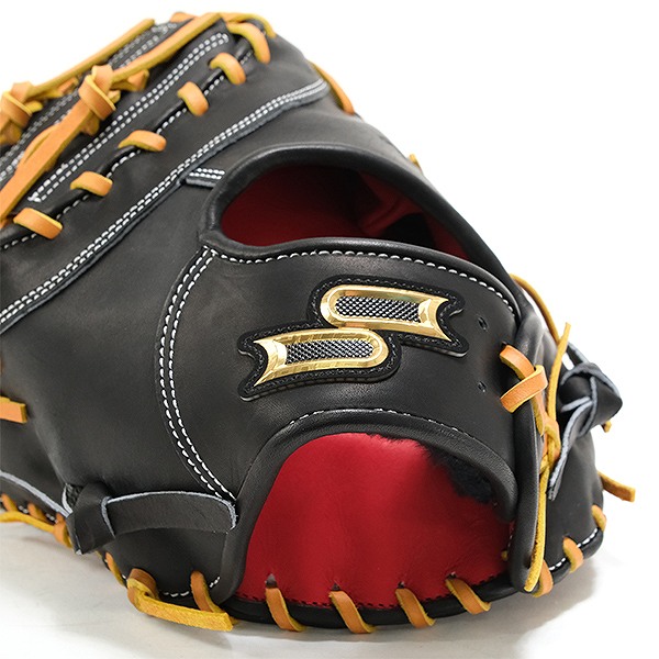 【交換往復送料無料】 野球 ファーストミット 硬式 大人 左投げ SSK プロエッジ proedge 硬式プロエッジアドヴァンスドシリーズ -B TYPE- 一塁手用 ブラック×タン 高校野球対応 AKBF130-9047 型付け可能(G)
