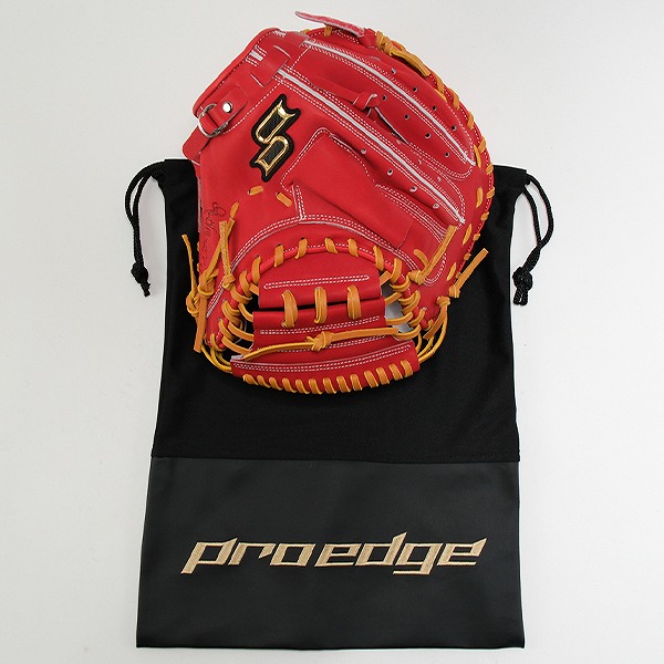 【交換往復送料無料】 野球 キャッチャーミット 硬式 大人 右投げ SSK プロエッジ proedge 硬式プロエッジアドヴァンスドシリーズ -B TYPE-  捕手用 Bオレンジ×タン 高校野球対応 AKBM044-3247 型付け可能(G)