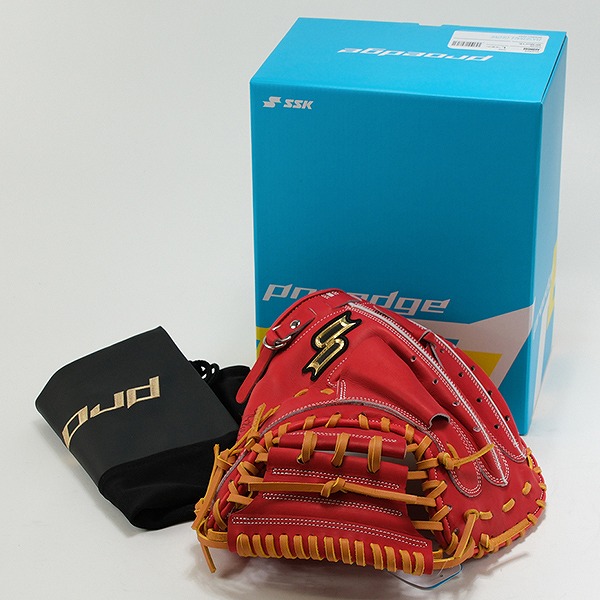 【交換往復送料無料】 野球 キャッチャーミット 硬式 大人 右投げ SSK プロエッジ proedge 硬式プロエッジアドヴァンスドシリーズ -B TYPE-  捕手用 Bオレンジ×タン 高校野球対応 AKBM044-3247 型付け可能(G)