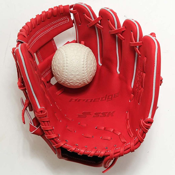 【交換往復送料無料】 野球 グローブ 軟式 少年 右投げ SSK プロエッジ proedge オールラウンド グラブレングス:S 1年生 2年生 3年生 ジュニア Bオレンジ PJB2-32-L 型付け可能(G)_5