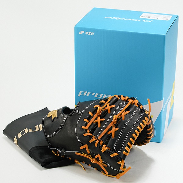 【交換往復送料無料】 野球 ファーストミット 硬式 大人 右投げ SSK プロエッジ proedge 硬式プロエッジシリーズ B 一塁手用 ブラック×タン 高校野球対応 PKBF130-9047 型付け可能(G) グローブ