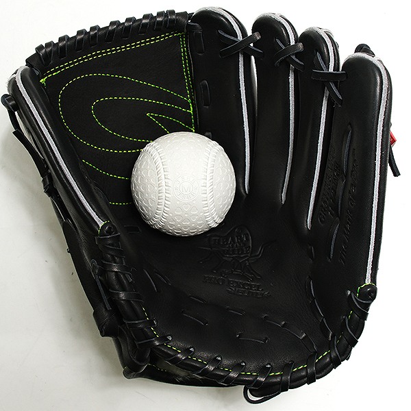 【交換往復送料無料】 野球 グローブ 軟式 中学 女子 右投げ ローリングス Rawlings HOH PRO EXCEL ELITE 投手用 サイズ：11.5 ブラック GR5HEEA140-B 型付け可能(G)_5