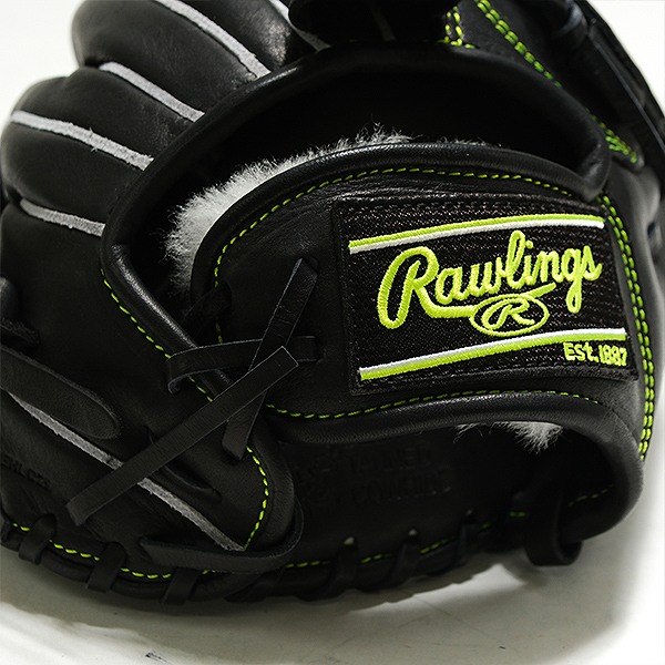 【交換往復送料無料】 野球 グローブ 軟式 中学 女子 右投げ ローリングス Rawlings HOH PRO EXCEL ELITE 投手用 サイズ：11.5 ブラック GR5HEEA140-B 型付け可能(G)_8