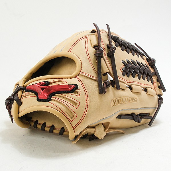 【交換往復送料無料】 野球 グローブ 少年軟式 右投げ ミズノ MIZUNO WILLDRIVE RED IBE オールラウンド用 サイズSS 1年生 2年生 ブロンド×ブラウン 1AJGY32400 型付け可能(G) キャッチボール