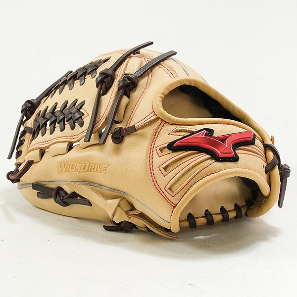 【交換往復送料無料】 野球 グローブ 少年軟式 左投げ ミズノ MIZUNO WILLDRIVE RED IBE オールラウンド用 サイズSS 1年生 2年生 ブロンド×ブラウン 1AJGY32400 型付け可能(G) キャッチボール