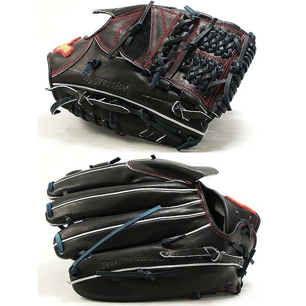 【交換送料無料】 野球 グローブ 硬式 大人 久保田スラッガー 外野手用 右投げ用 SP18型 KSブラック×KSブラック紐 専用袋付き 野球グローブ グラブ 高校野球対応 LT24-GH6 KSG-SP18 型付け可能(G) キャッチボール_6