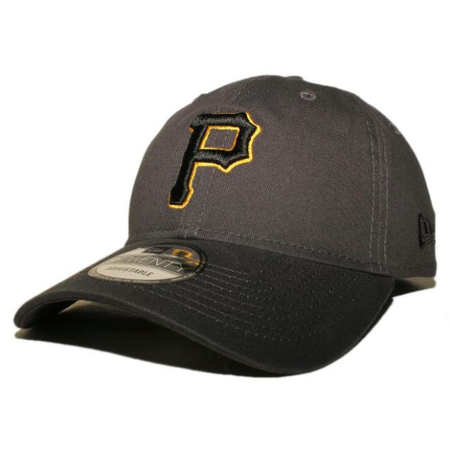 ニューエラ ストラップバックキャップ 帽子 NEW ERA 9twenty メンズ レディース MLB ピッツバーグ パイレーツ フリーサイズ [ gy ]の通販は