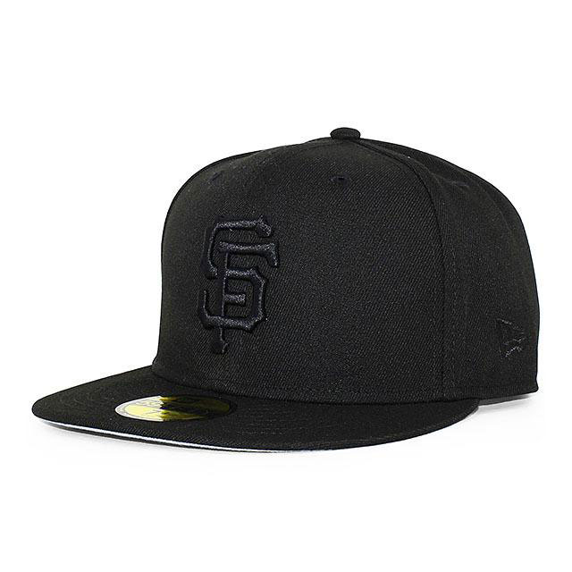 ニューエラ ベースボールキャップ 帽子 NEW ERA 59fifty メンズ レディース MLB サンフランシスコ ジャイアンツ 6 3/4-8 1/4 [ bk ]