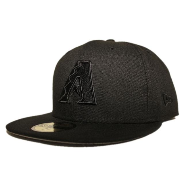 ニューエラ ベースボールキャップ 帽子 NEW ERA 59fifty メンズ レディース MLB アリゾナ ダイヤモンドバックス 6 3/4-8 1/4 [ bk ]の通販は 7,590円