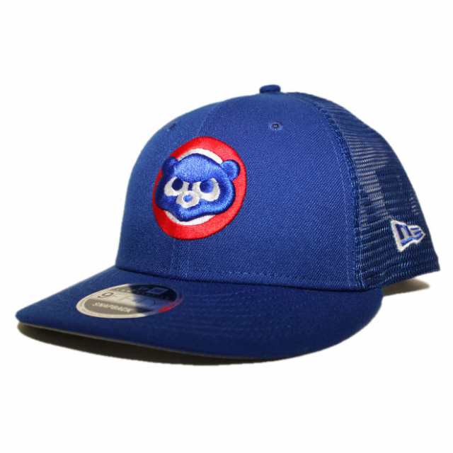 ニューエラ メッシュキャップ スナップバック 帽子 NEW ERA LP9fifty メンズ レディース MLB シカゴ カブス フリーサイズ [ bl ]