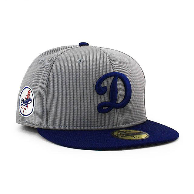 ニューエラ ベースボールキャップ 帽子 NEW ERA 59fifty メンズ レディース MLB ロサンゼルス ドジャース 6 3/4-8 1/4 [ gy ]