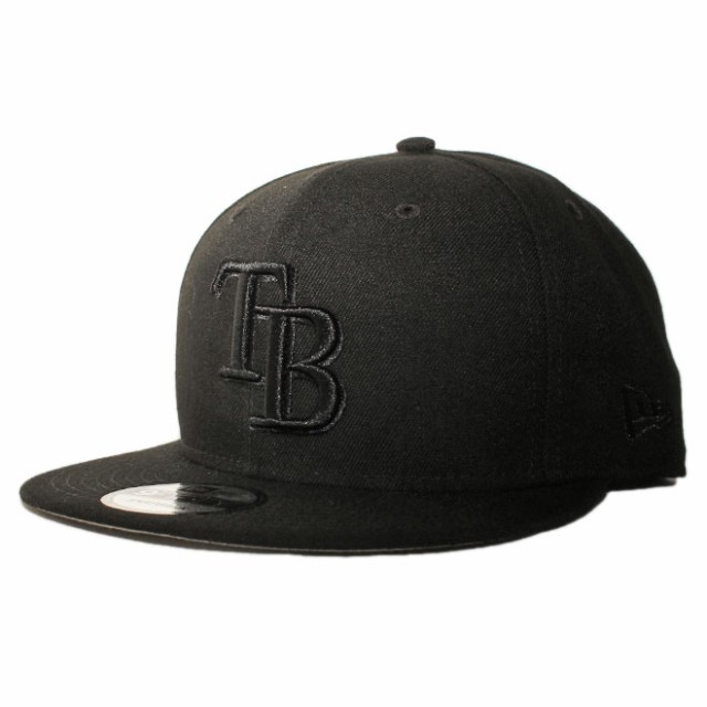 ニューエラ スナップバックキャップ 帽子 NEW ERA 9fifty メンズ レディース MLB タンパベイ レイズ フリーサイズ [ bk ]の通販は