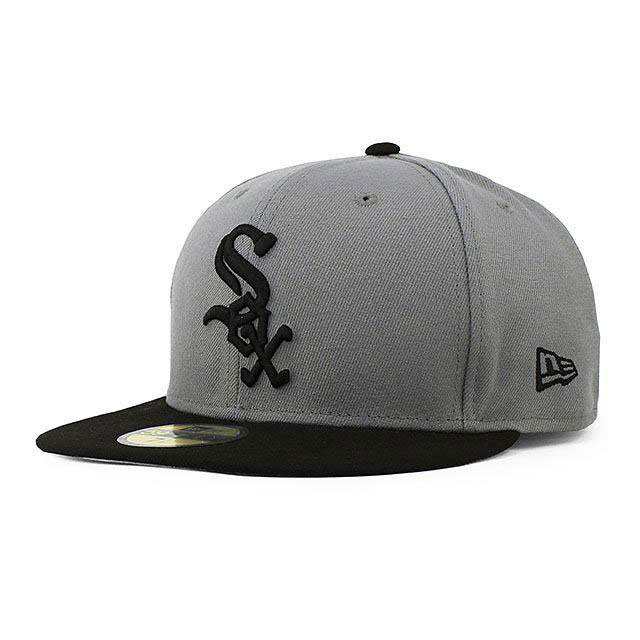 ニューエラ ベースボールキャップ 帽子 NEW ERA 59fifty メンズ レディース MLB シカゴ ホワイトソックス 6 3/4-8 1/4 [ gy ]