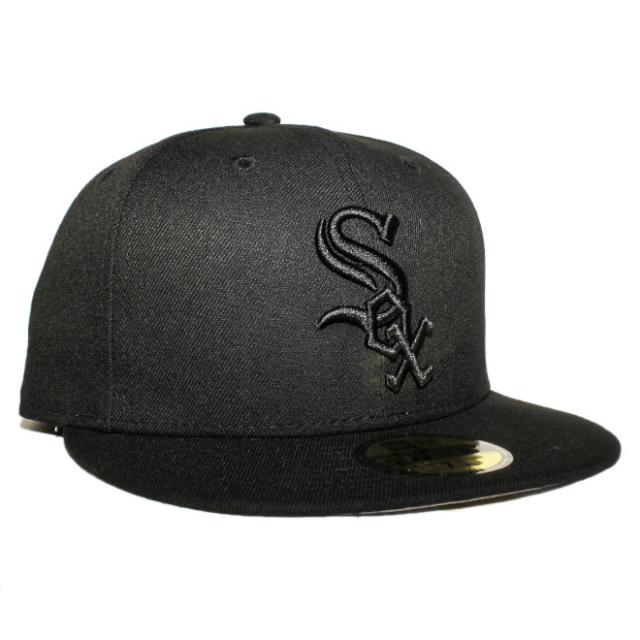 ニューエラ ベースボールキャップ 帽子 NEW ERA 59fifty Li818 メンズ レディース MLB シカゴ ホワイトソックス 6 3/4-8 1/4 [ bk ] ニューエラ ベースボールキャップ 帽子 NEW ERA 59fifty Li818 メンズ