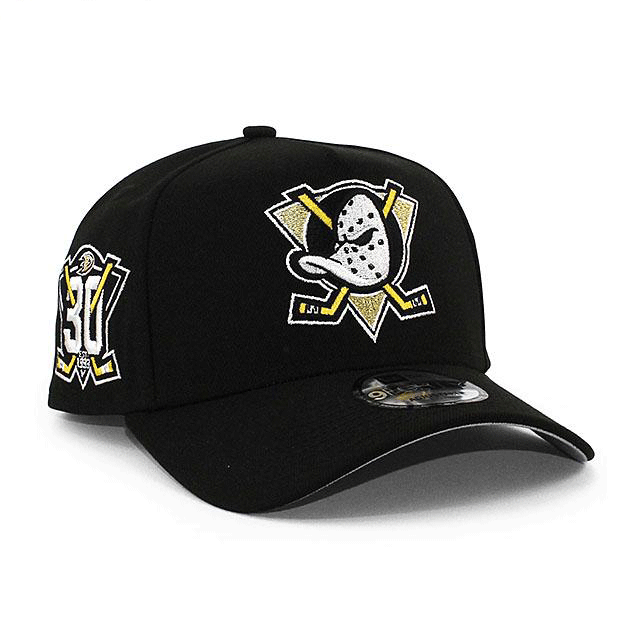 ニューエラ スナップバックキャップ 帽子 NEW ERA 9forty メンズ レディース NHL アナハイム ダックス フリーサイズ [ bk ]