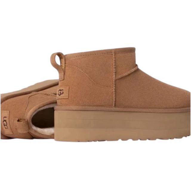アグ UGG ムートンブーツ 厚底 1135092 レディース プラットホーム ブーツ 冬 防寒 古典派音楽 ウルトラ ミニ プラットホーム Classic Ultra Mini Platform