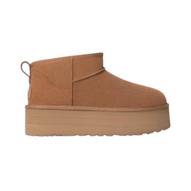 アグ UGG ムートンブーツ 厚底 1135092 レディース プラットホーム ブーツ 冬 防寒 古典派音楽 ウルトラ ミニ プラットホーム Classic Ultra Mini Platform