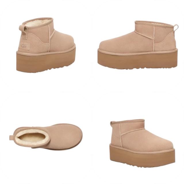 アグ UGG ムートンブーツ 厚底 1135092 レディース プラットホーム ブーツ 冬 防寒 古典派音楽 ウルトラ ミニ プラットホーム Classic Ultra Mini Platform