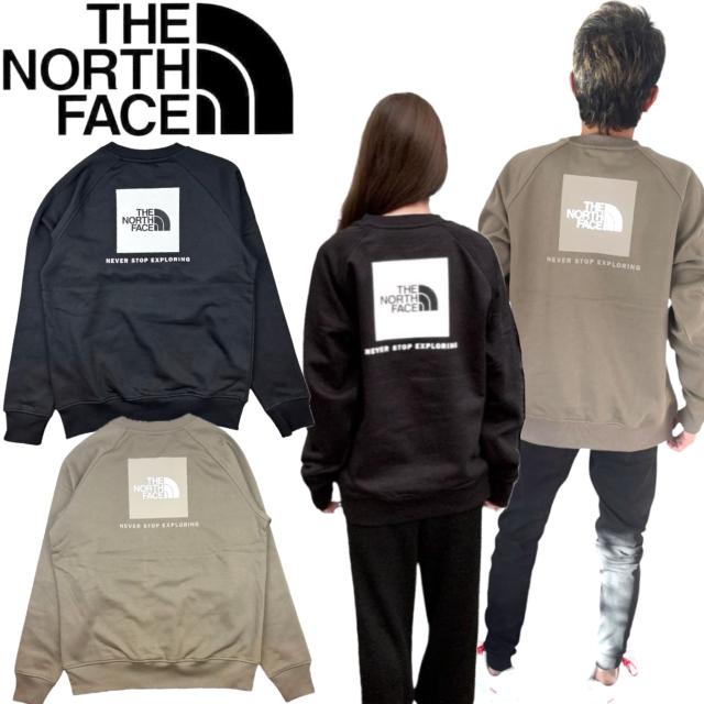 ザ ノースフェイス トレーナー NF0A89FA レッドボックス メンズ レディース バックロゴ スウェット プルオーバー 裏起毛 THE NORTH FACE M RAGLAN BOX NSE CREW