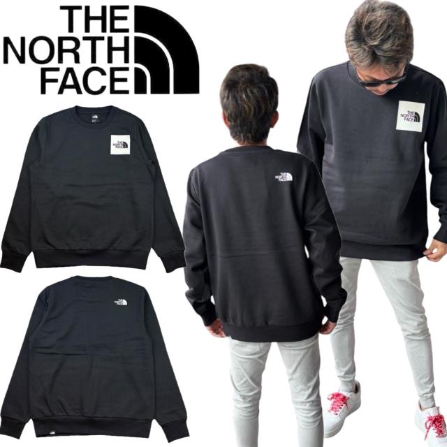 ザ ノースフェイス The North Face トレーナー NF0A89EV プリントロゴ プルオーバー ユニセックス 裏起毛 スウェット ボックスロゴ THE NORTH FACE M FINE CREW