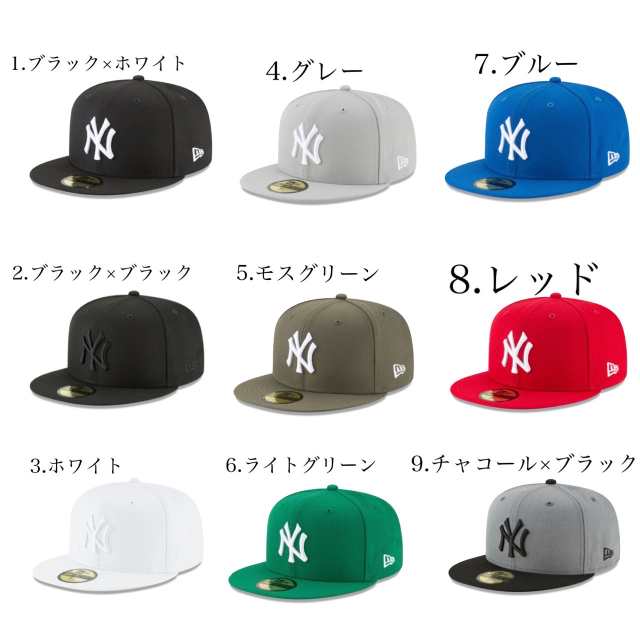 ニューエラ Newera 帽子 59FIFTY キャップ ヤンキース フラット