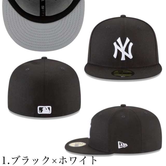 ニューエラ Newera 帽子 59FIFTY キャップ ヤンキース フラット