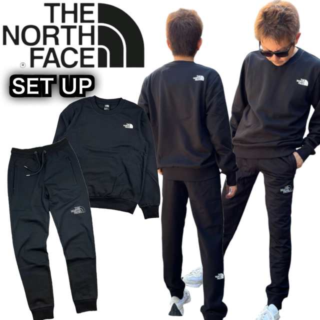 ザ ノースフェイス The North Face セットアップ NF0A89FB/NF0A8A6B トレーナー 上下 ボトムス ジョガーパンツ メンズ 2点セット ロゴ 裏