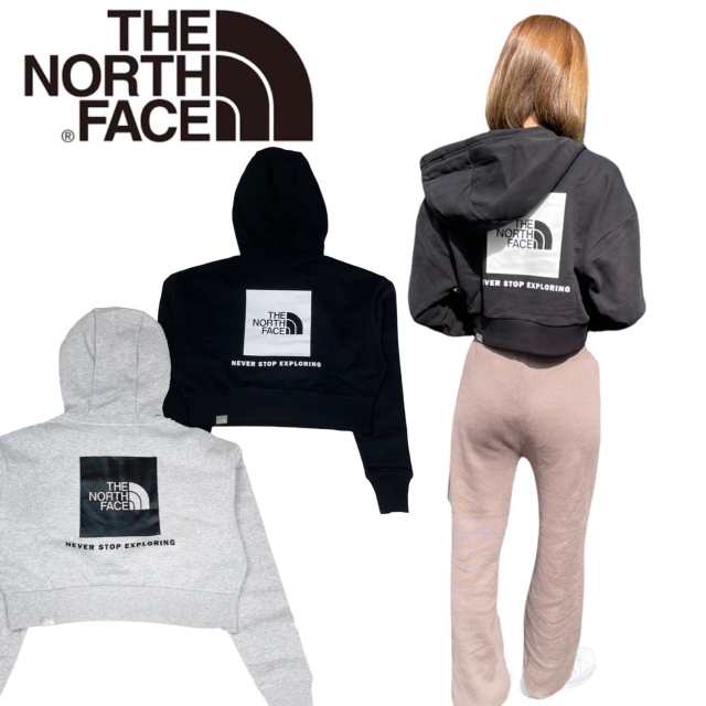 ザ ノースフェイス パーカー クロップド NF0A7SWD レッドボックス バックロゴ レディース THE NORTH FACE W CROP  REDBOX HOODIE｜au PAY マーケット