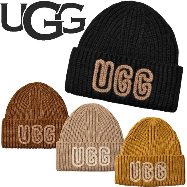 アグ UGG ビーニー ニット帽 帽子 ロゴ チャンキー レディース メンズ 102345 ニットキャップ  防寒コーデ 小物 秋冬 UGG CHUNKY CRAFTED RIB BEANIE