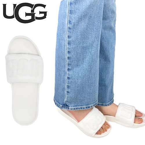 アグ UGG サンダル スライド 1128531 マハリア UGG 白 26cm