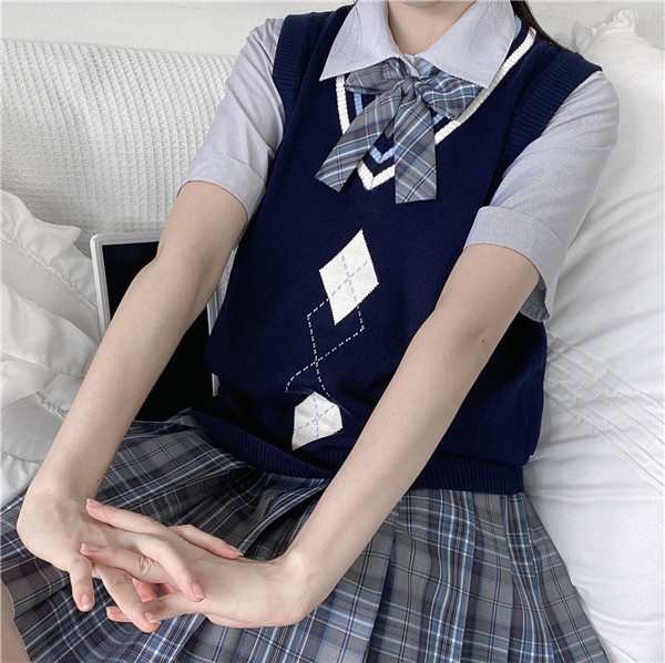 スクールベスト 女子 ニット ベスト Vネック 学生 レディース スクールベスト 女子 ニット ベスト Vネック 学生 レディース