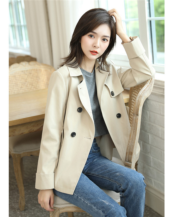 桃子　CANAL JEAN El marハーフトレンチコート 桃子 CANAL JEAN El marハーフトレンチコート CANAL JEAN