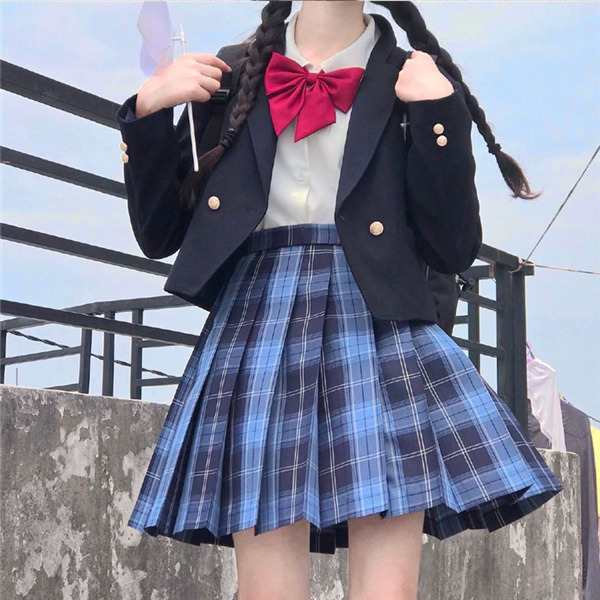 2点セット スカート ネクタイ 制服 スカート チェック 大きいサイズ 