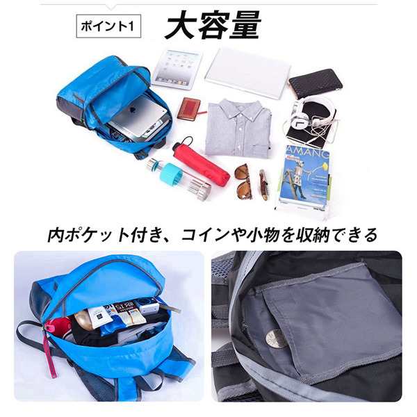 折りたたみ リュック 防災 折り畳み 登山 エコバッグ バック