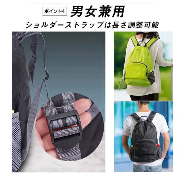 折りたたみ リュック 防災 折り畳み 登山 エコバッグ バックパック 