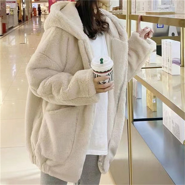 ボア レディース ボアジャケット あったか 厚手 もこもこ カジュアル 羽織り 防寒 着痩せ ポケット付き アウター 無地 上着 新販売 ボアブルゾン レディース ボアジャケット 秋冬 フード