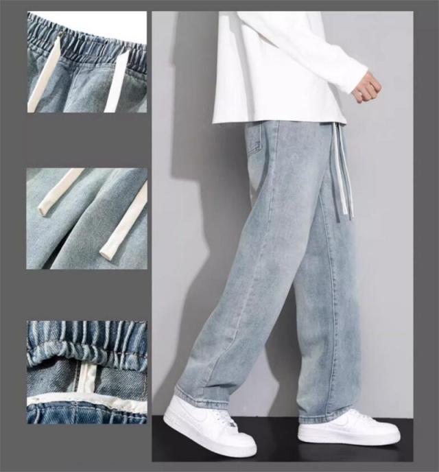 ワイドパンツ 極太 デニムパンツ メンズ ジーンズ オリジナル